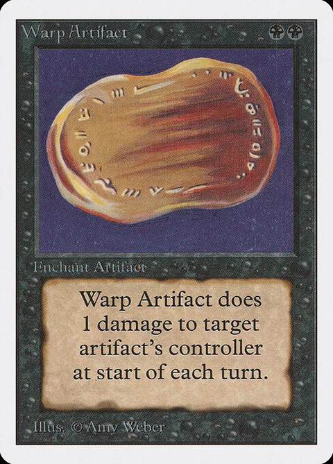 Warp Artifact, card 134 from Unlimited Edition