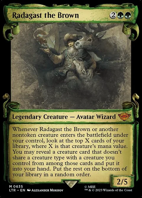 Radagast the Brown, card 635 from The Lord of the Rings: Tales of Middle-earth