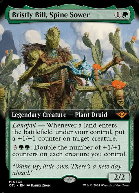 Bristly Bill, Spine Sower, carte 338 de Outlaws of Thunder Junction