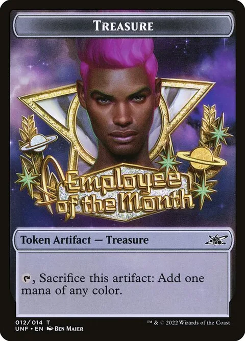 Treasure, card 12 from Unfinity Tokens