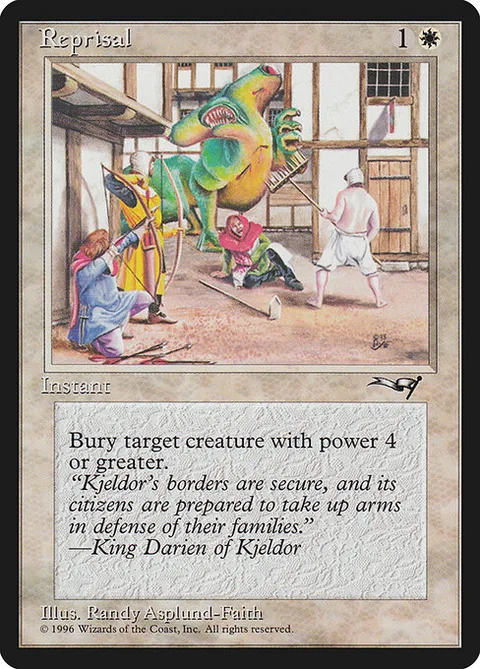 Reprisal, card 13b from Alliances
