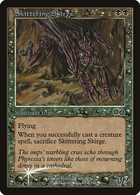 Skittering Skirge, card 4 from Arena League 1999