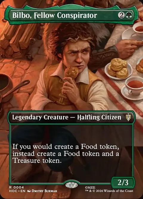 Bilbo, Fellow Conspirator, card 4 from The Hobbit Eternal