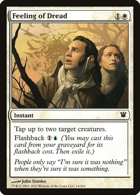 Feeling of Dread, card 14 from Innistrad