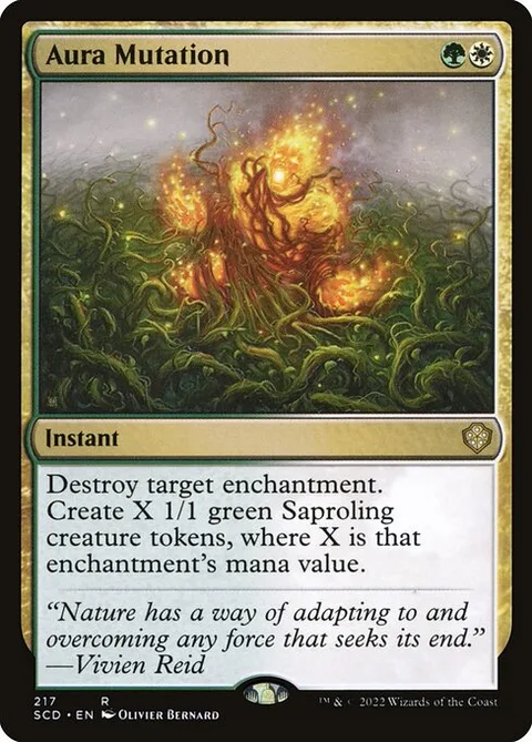 Aura Mutation, card 217 from Starter Commander Decks