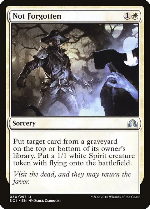 Not Forgotten, carte 30 de Shadows over Innistrad