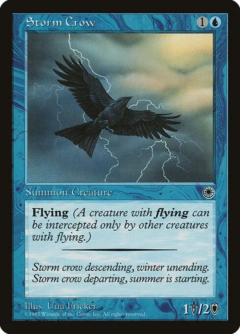 Storm Crow, card 69d from Portal