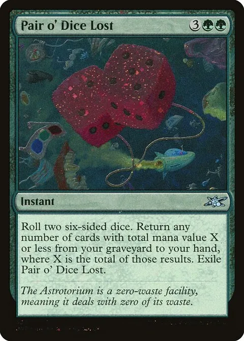 Pair o' Dice Lost, carte 435 de Unfinity