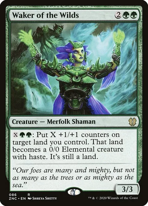 Waker of the Wilds, carte 86 de Zendikar Rising Commander