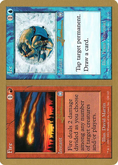 Fire // Ice, card ar128 from World Championship Decks 2001
