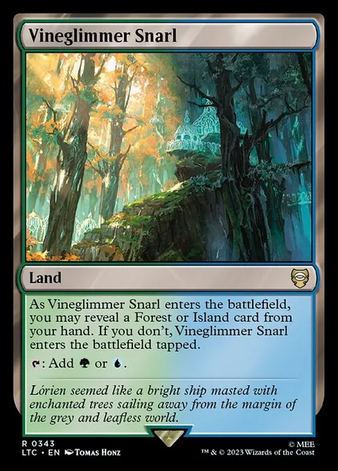 Vineglimmer Snarl, carte 343 de Tales of Middle-earth Commander