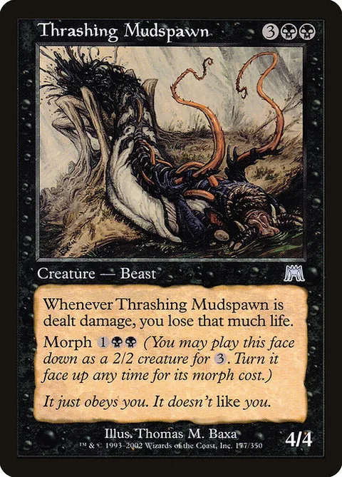 Thrashing Mudspawn, carte 177 de Onslaught