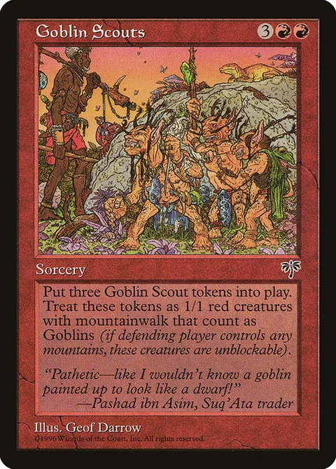 Goblin Scouts, carte 178 de Mirage