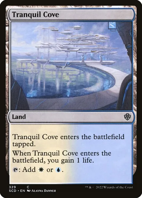 Tranquil Cove, card 329 from Starter Commander Decks