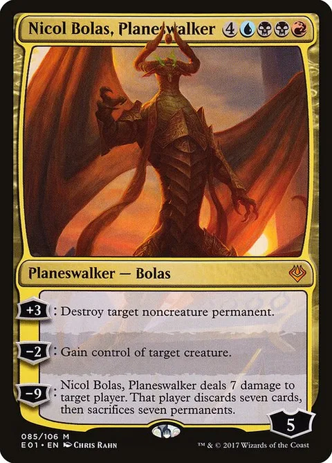 Nicol Bolas, Planeswalker, card 85 from Archenemy: Nicol Bolas
