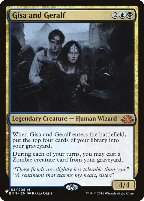 Gisa and Geralf, card EMN-183 from The List