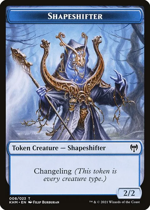 Shapeshifter, carte 8 de Kaldheim Tokens