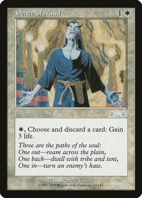 Peace of Mind, card 13 from Exodus
