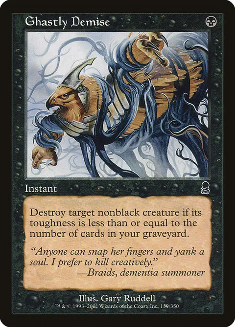 Ghastly Demise, carte 139 de Odyssey