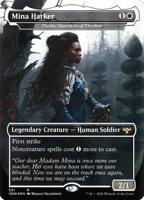 Thalia, Guardian of Thraben, card 331 from Innistrad: Crimson Vow