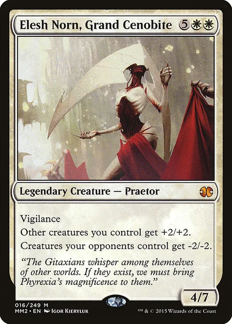Elesh Norn, Grand Cenobite, card 16 from Modern Masters 2015