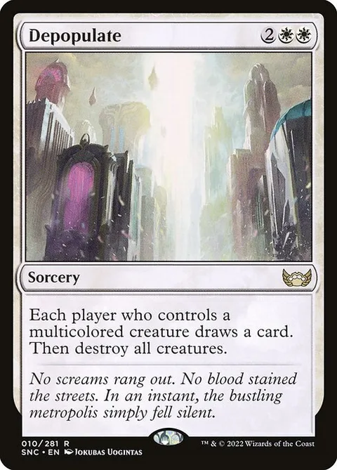Depopulate, carte 10 de Streets of New Capenna