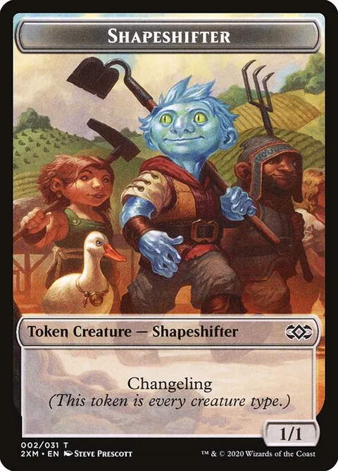 Shapeshifter, card 2 from Double Masters Tokens