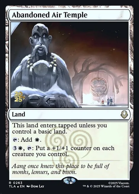 Abandoned Air Temple, card 263s from Avatar: The Last Airbender Promos