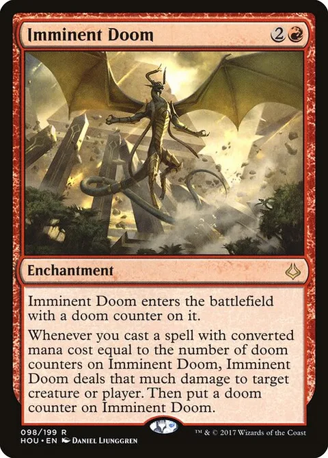 Imminent Doom, card 98 from Hour of Devastation