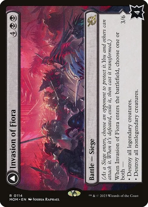 Invasion of Fiora // Marchesa, Resolute Monarch, carte 114 de March of the Machine