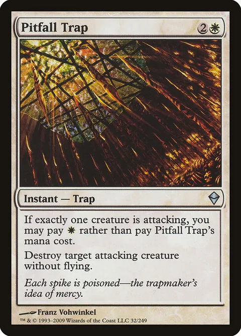 Pitfall Trap, card 32 from Zendikar
