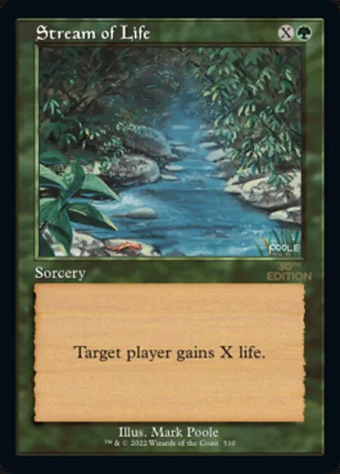 Stream of Life, carte 510 de 30th Anniversary Edition
