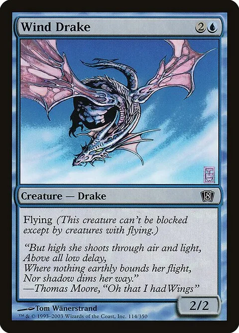 Wind Drake, carte 114★ de Eighth Edition