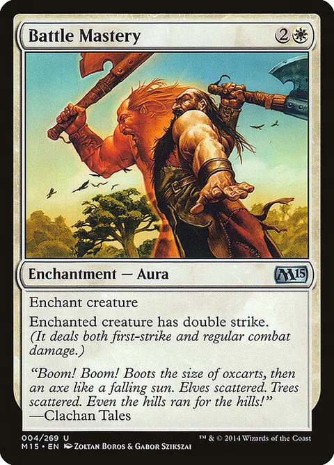 Battle Mastery, card 4 from Magic 2015