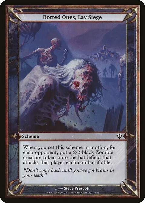 Rotted Ones, Lay Siege, card 38★ from Archenemy Schemes