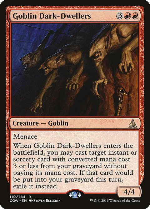 Goblin Dark-Dwellers, card 110 from Oath of the Gatewatch