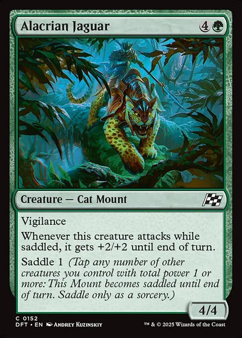 Alacrian Jaguar, card 152 from Aetherdrift