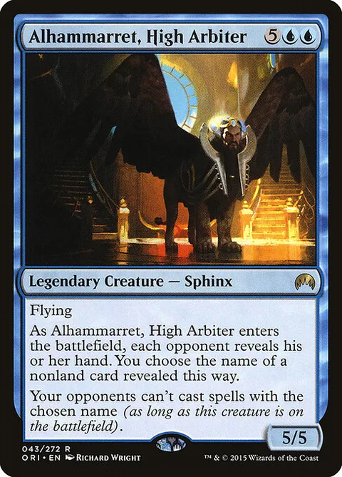 Alhammarret, High Arbiter, carte 43 de Magic Origins
