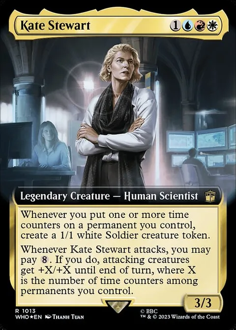 Kate Stewart, card 1013 from Doctor Who