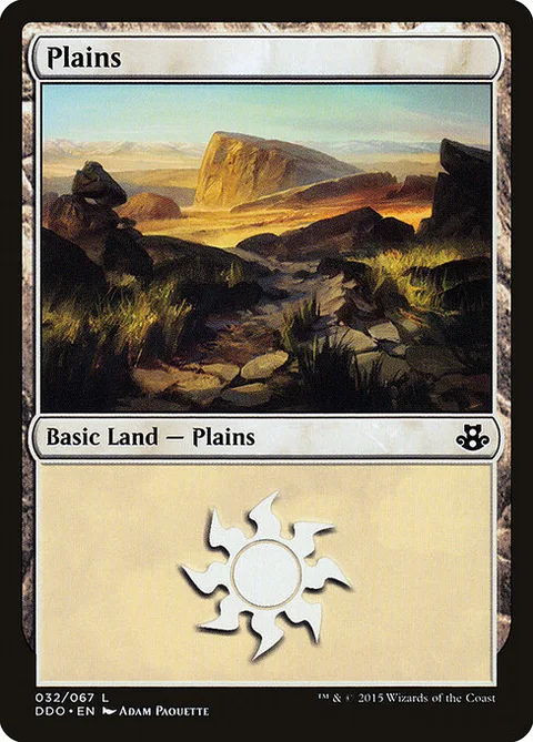 Plains, card 32 from Duel Decks: Elspeth vs. Kiora