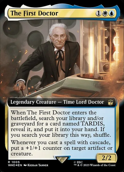 The First Doctor, card 1005 from Doctor Who