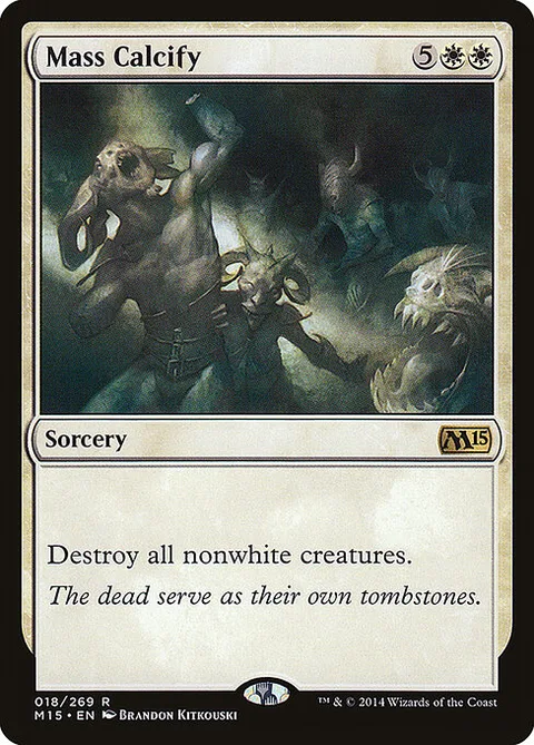 Mass Calcify, carte 18 de Magic 2015