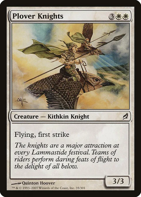 Plover Knights, card 35 from Lorwyn