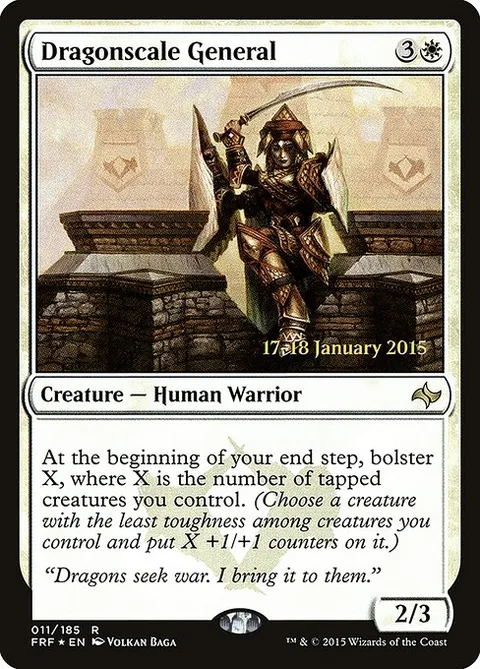 Dragonscale General, carte 11s de Fate Reforged Promos