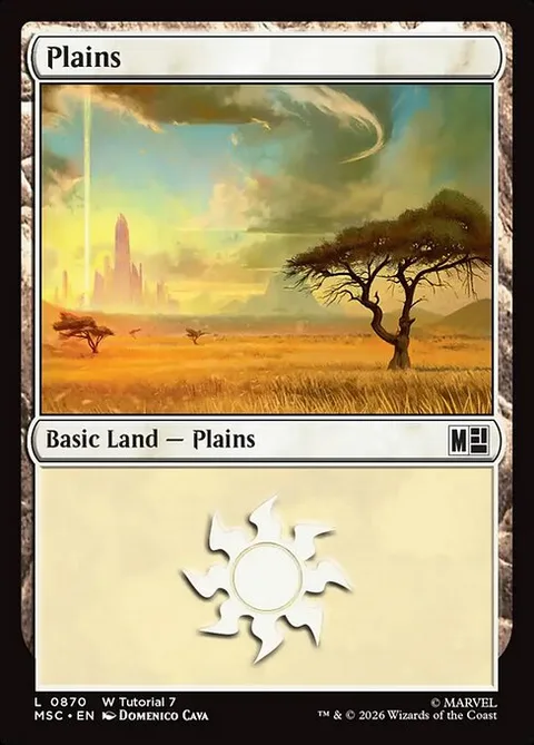 Plains, carte 870 de Marvel Super Heroes Commander