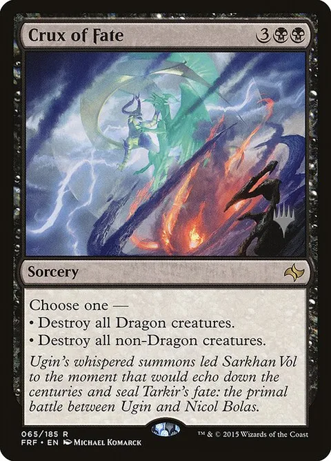 Crux of Fate, card 65p from Fate Reforged Promos