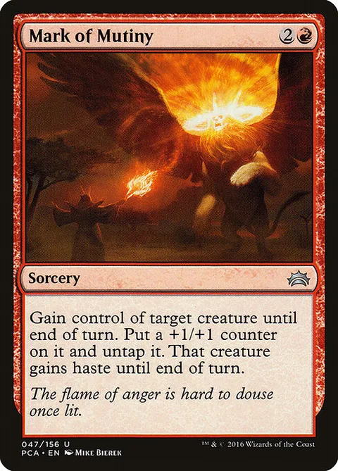 Mark of Mutiny, card 47 from Planechase Anthology