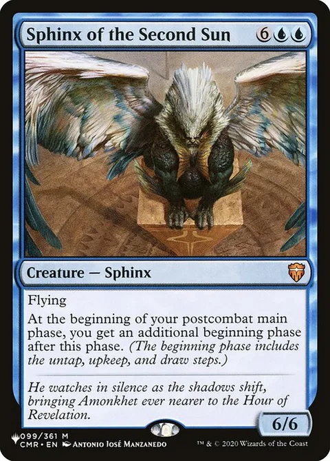 Sphinx of the Second Sun, carte CMR-99 de The List
