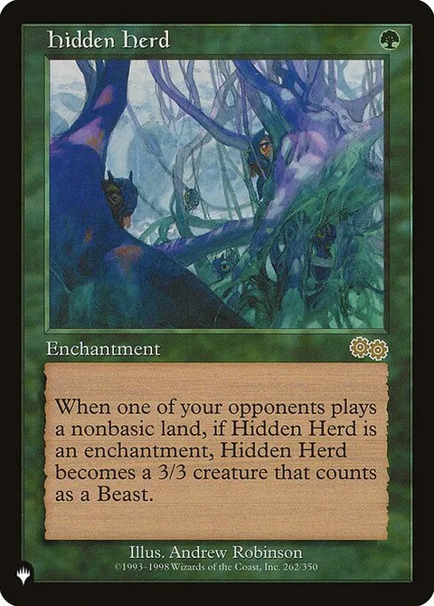 Hidden Herd, card USG-262 from The List
