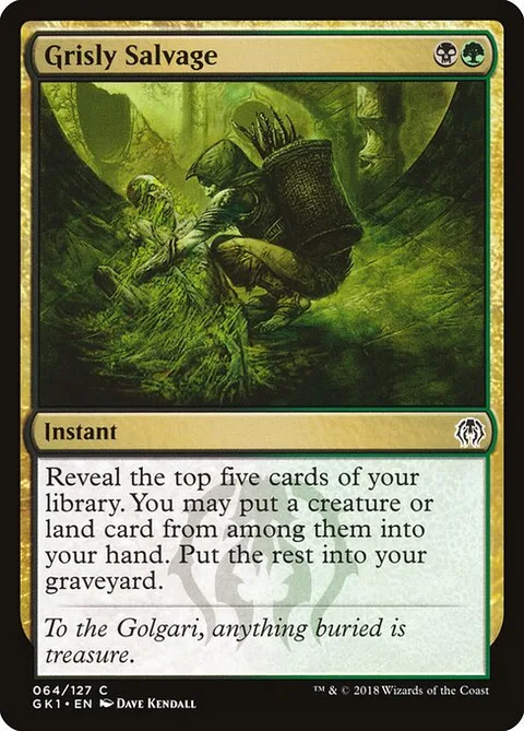 Grisly Salvage, carte 64 de GRN Guild Kit